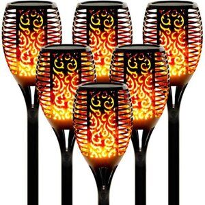 Super Large Size Solar Lights Torch Lights Solar Spotlights Upgraded